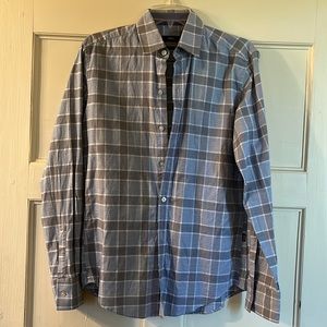 Hugo boss, slim fit, stretch, button up casual. Size medium